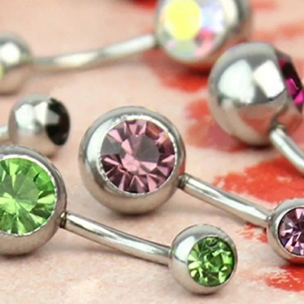 Any 2 Navel Belly Button Rings - Picture 3 of 5
